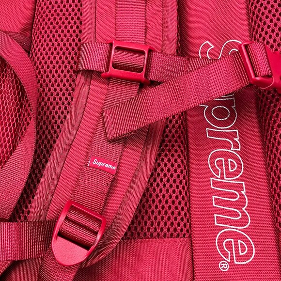 Supreme SS20 Mesh Backpack Dark Red - Picture 8 of 8